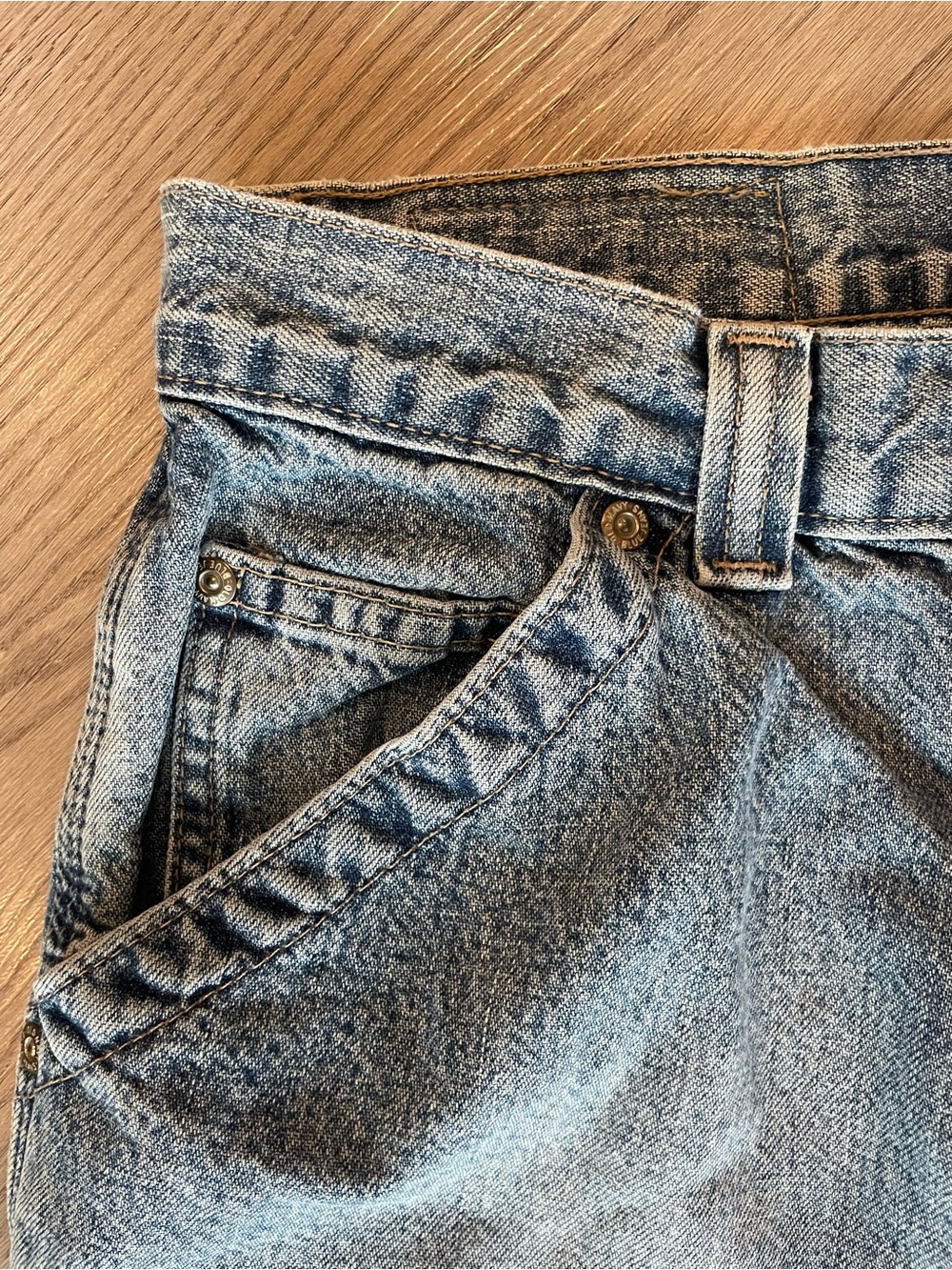 Old Navy Relaxed Light Blue Carpenter Jeans - Picture 4 of 12